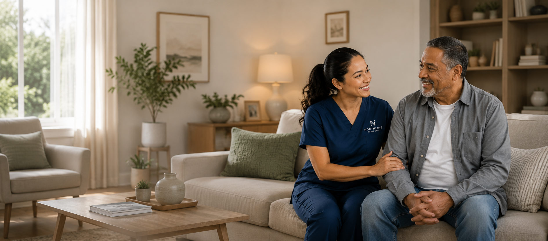 Family caregiver supported by in-home care